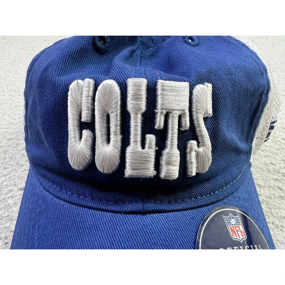 Indianapolis Colts Hat Cap Strap Back Mens One Size NFL Football Sideline Reebok